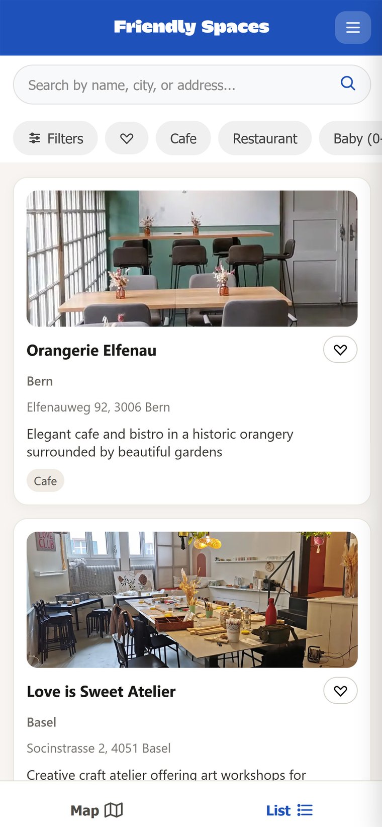 List view